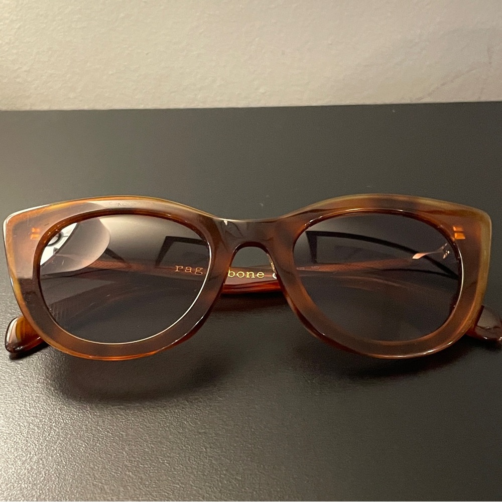 Rag & Bone sunglasses RNB1042/G/S 0UC RED HAVANA Tortoise Cat Eye Brown